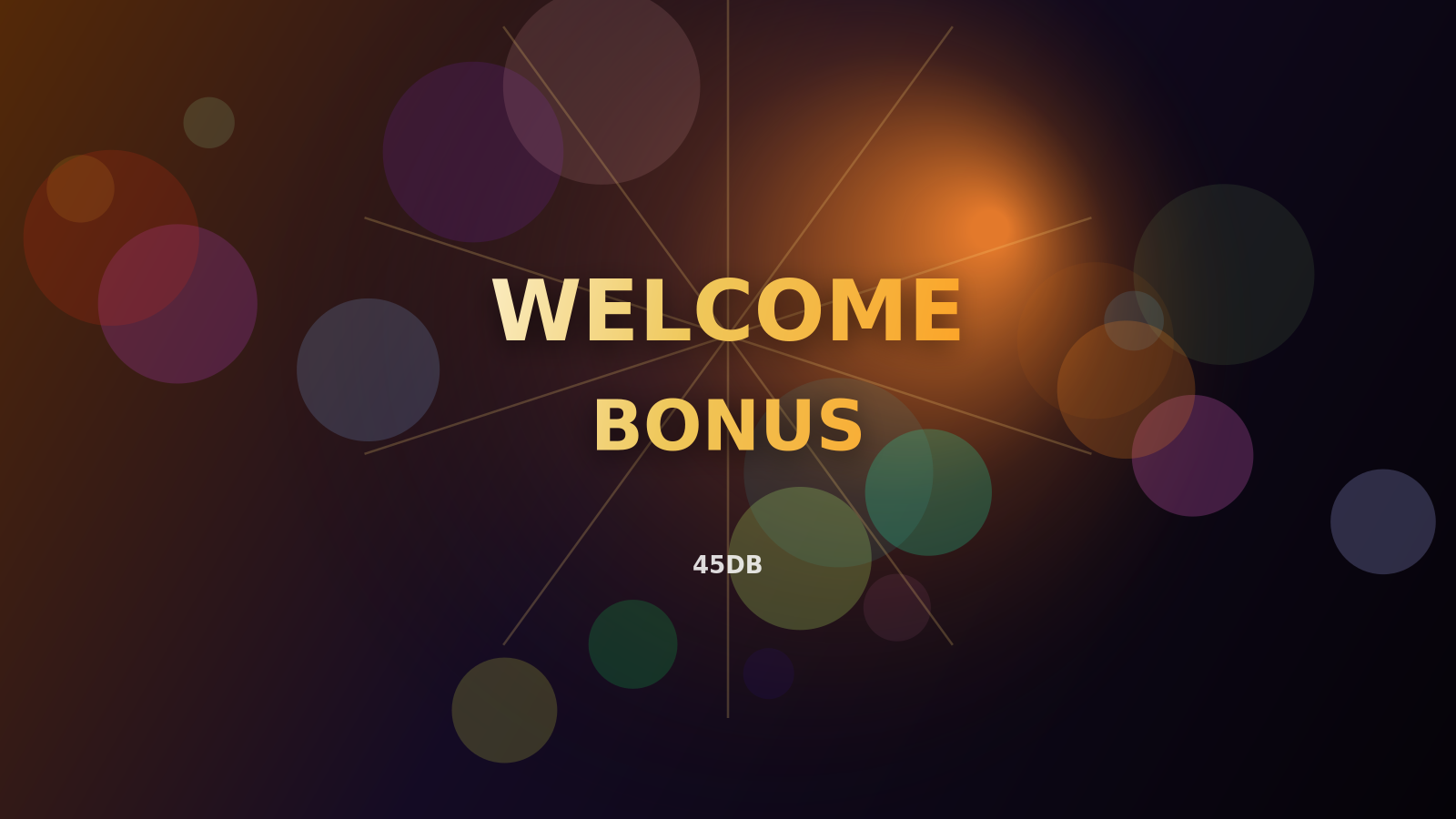 Claim your welcome bonus